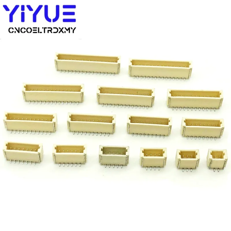 20Pcs/lot SH 1.0 mm vertical SMD Connector  2P/3P/4P/5P/6P/7P/8P/9P/10P/11P/12P Spacing Connector 1.0mm pitch patch plug