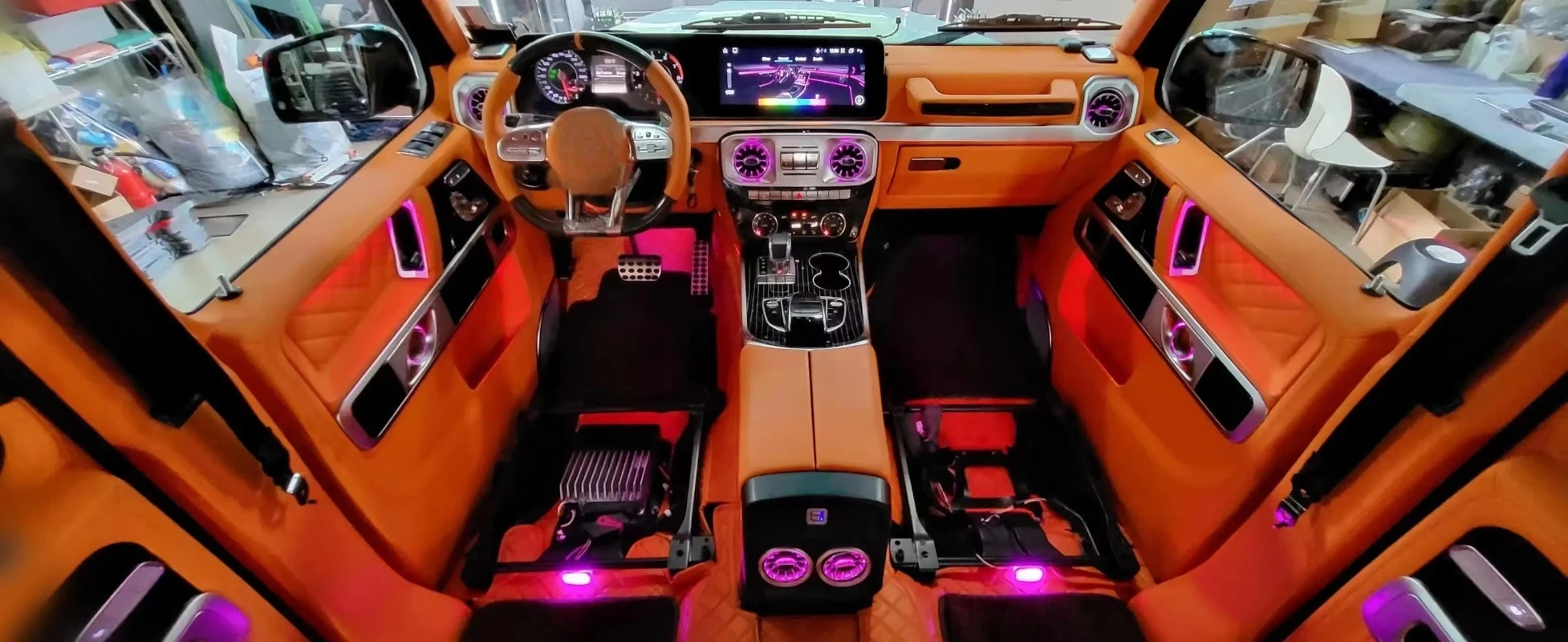 G Wagon 2002-2018 Luxury Interior Accessories Car Interior Kits for Decorative Purpose