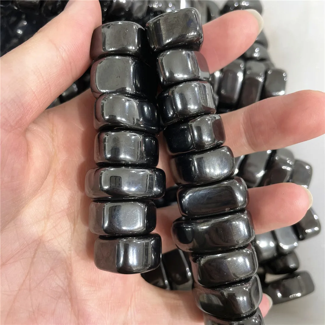 2-3cm Polished Magnetic Black Lodestone Magnet Healing Chakras Stones Yoga Decor Loadstone Human Field Balance Palms