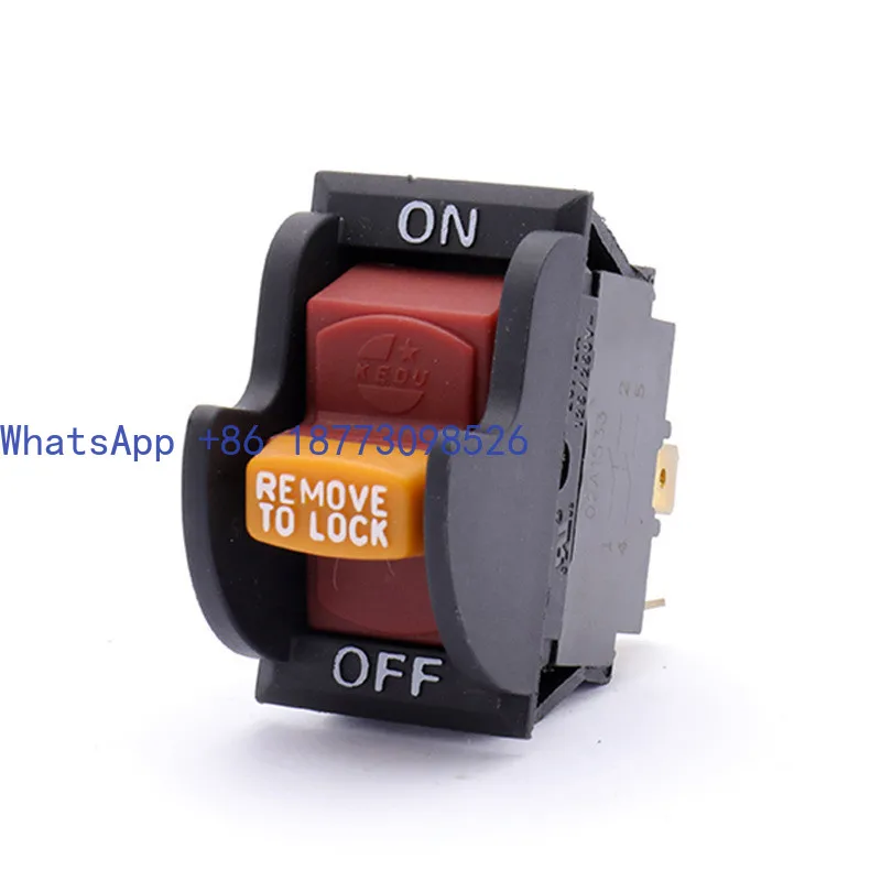 

Переключатель модификации автомобиля HY7 Самоблокирующееся устройство из АБС-пластика REMOVE TO LOCK 12A/20A/250V