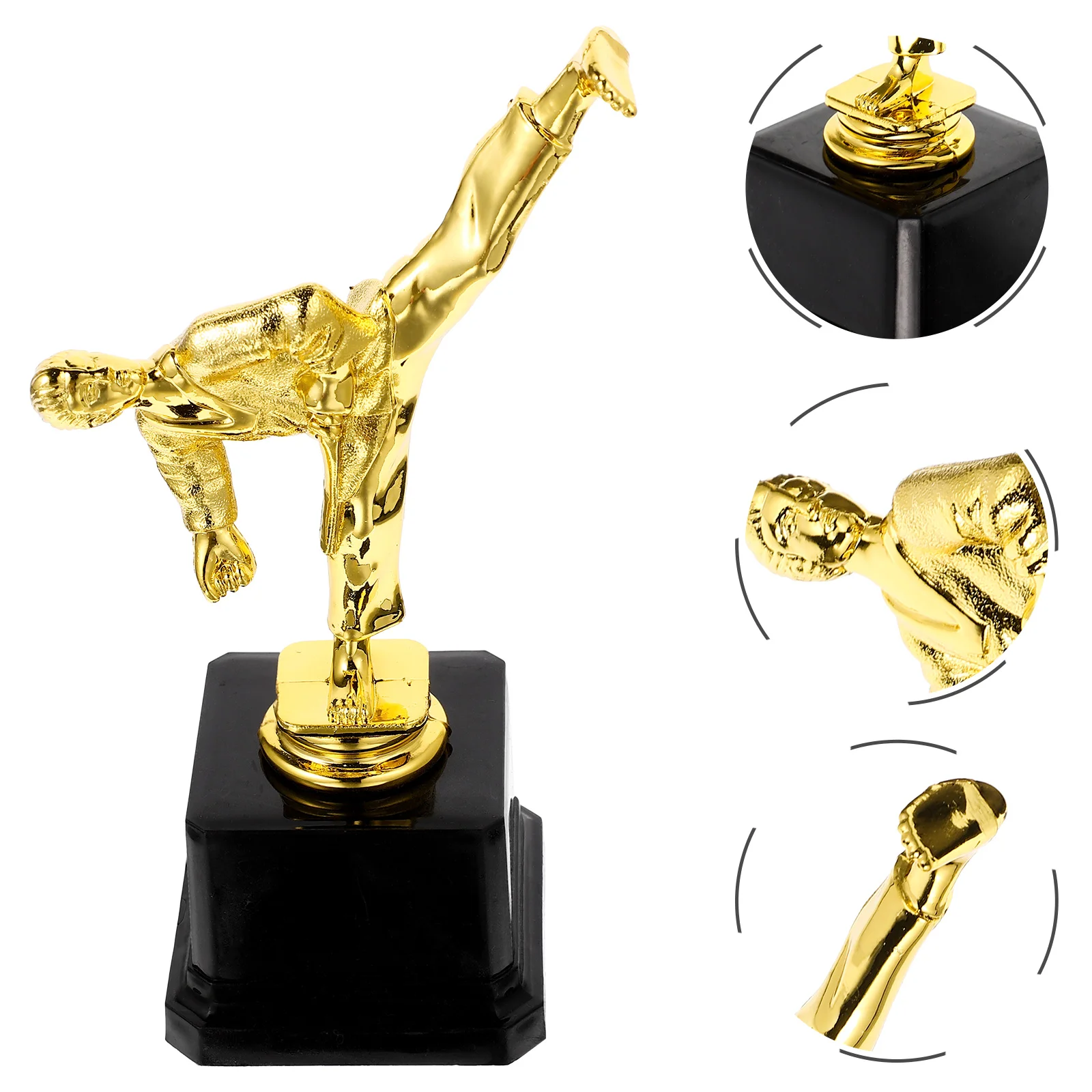 

Taekwondo Trophy Decor Bulk Kids Prizes Profession Party Competition Ceremony Cup Plastic Martial Move Child Football