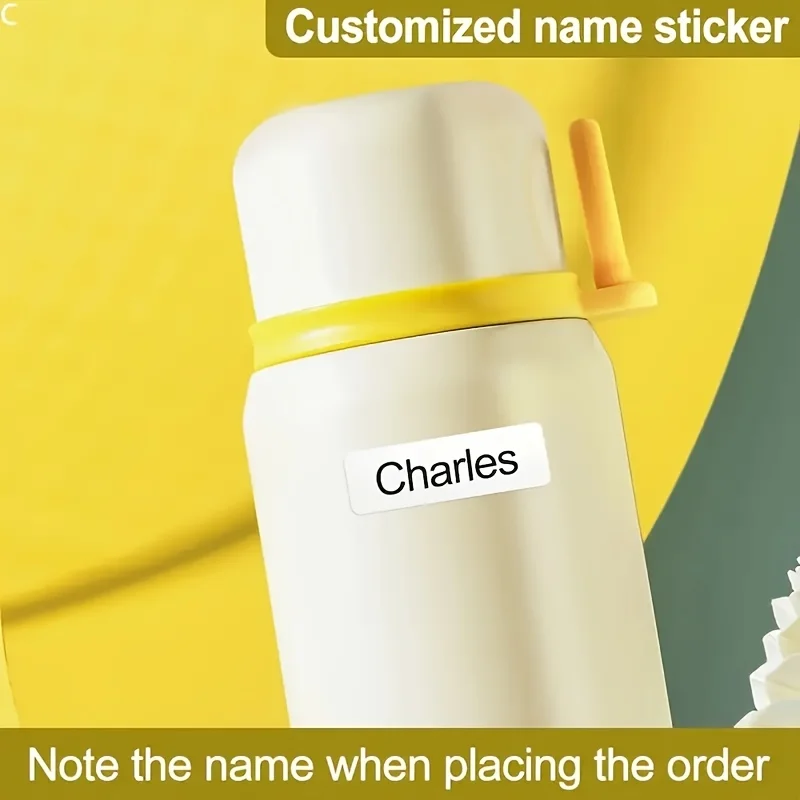 Custom Waterproof Whit Labels, Office Stationery, Pencil And Water Cup Classification Labels, Multifunctional Sealing Sticker