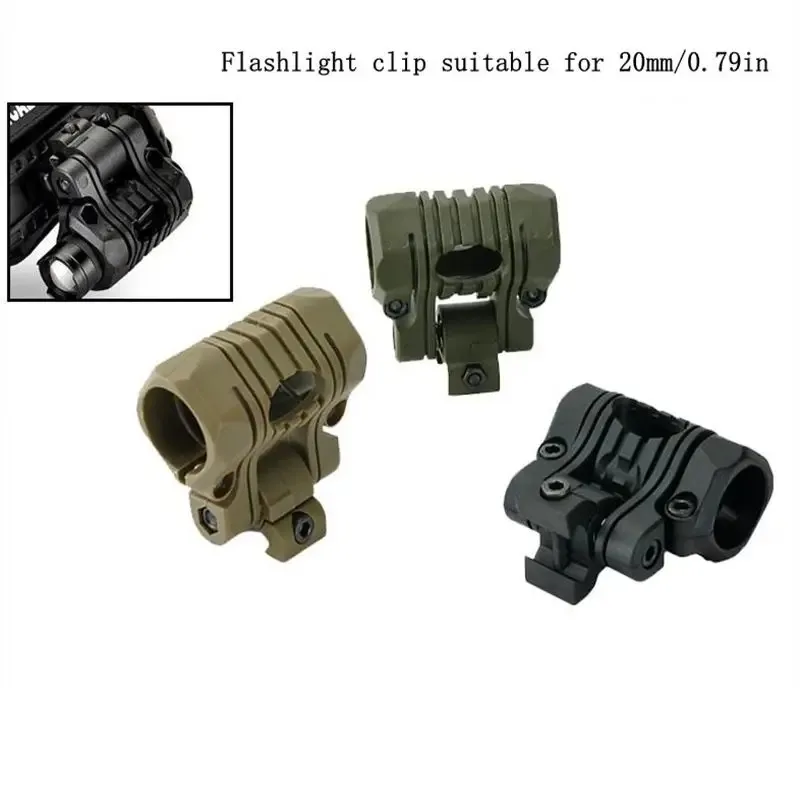 The Durable 25mm Five-spot Flashlight Clip Holds The Helmet Firmly in Place, Perfect for Fishing, Camping and Going Out