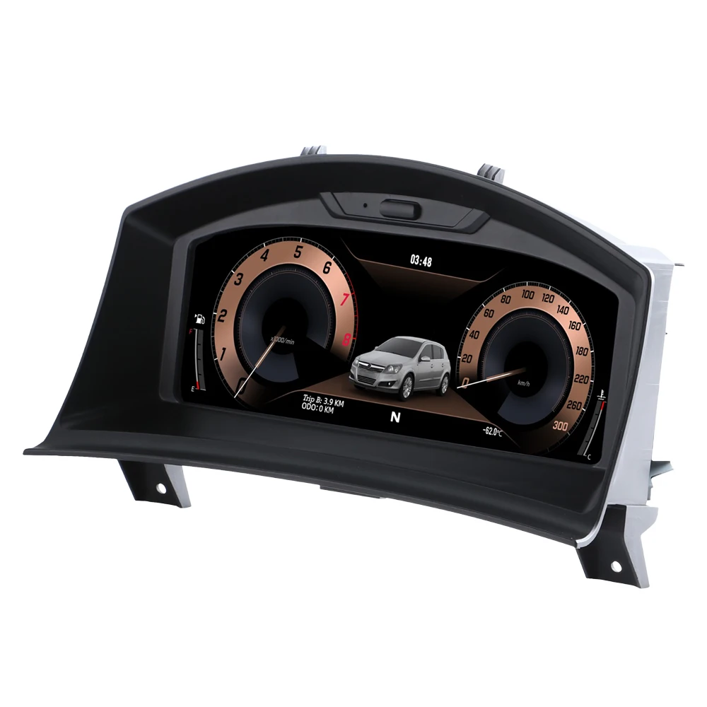 Digitales Kombiinstrument für Opel Astra/Opel Safiri 2004-2014 Tachometer Armaturenbrett, 10,25'' HD Virtuelles Cockpit LCDCarPlay