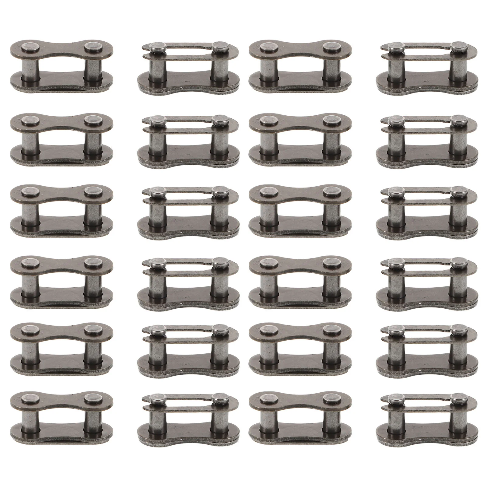 40 Pcs Bicycle Chain Buckle Bike Split Link Connector Mountain Repair Manganese Steel Tool for