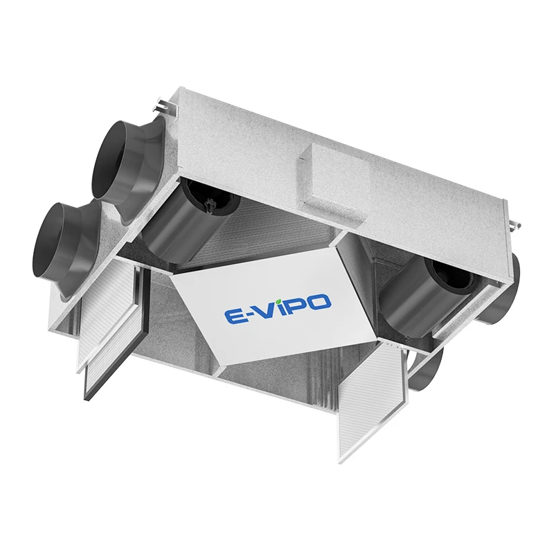 Energy Saving Home Ventilation System ERV Air Recuperator HRV Enthalpy Ventilation MVHR VMC Double Flux Air Purifier