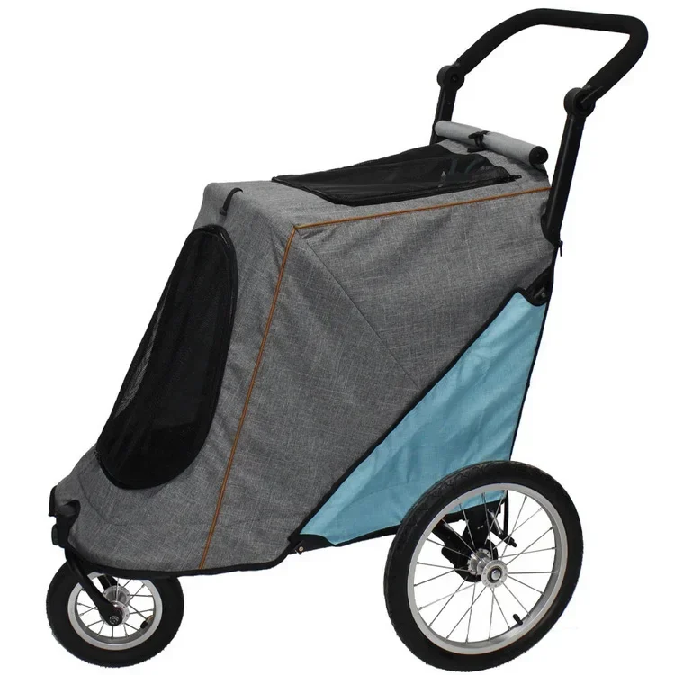 3-wielige luxe kinderwagen voor grote honden