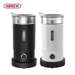 HiBREW Espumador de leche Espumador Mezclador de chocolate Latte frío/caliente Capuchino Calentador de leche completamente automático Cool Touch M1A