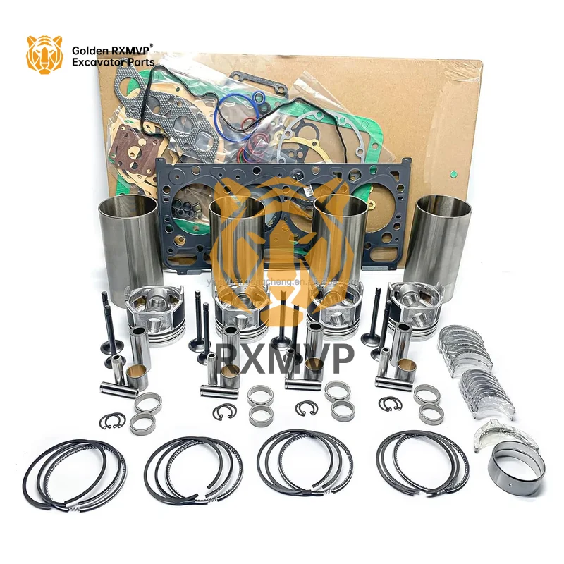 Overhaul Rebuild Kit Compatible with Komatsu Engine excavator loader 4D84-2A 4D84-2B 4D84-2GA