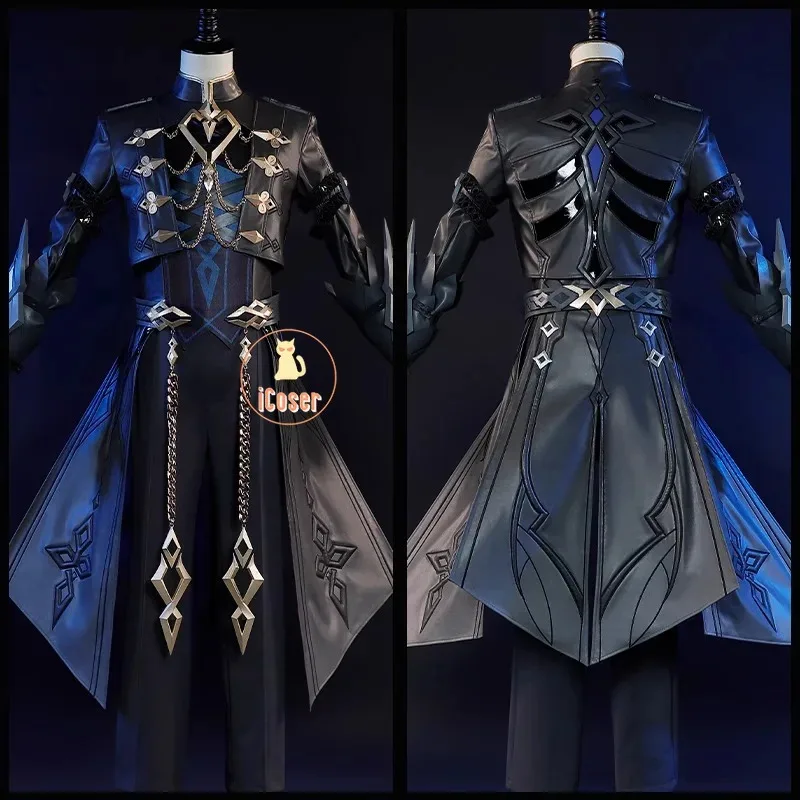 جينشين إمباكت الكابتن أزياء تنكرية Il Capitano عباءة قناع موحد أحد عشر فاتوي هاربينجرز ناتلان كرنفال للنساء و