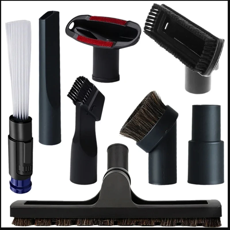 Cabeça da escova de sucção do bocal de vácuo 1 1/4 polegada 1 3/8 polegada acessórios aspirador de pó kit de ferramentas de fenda 32mm 35mm