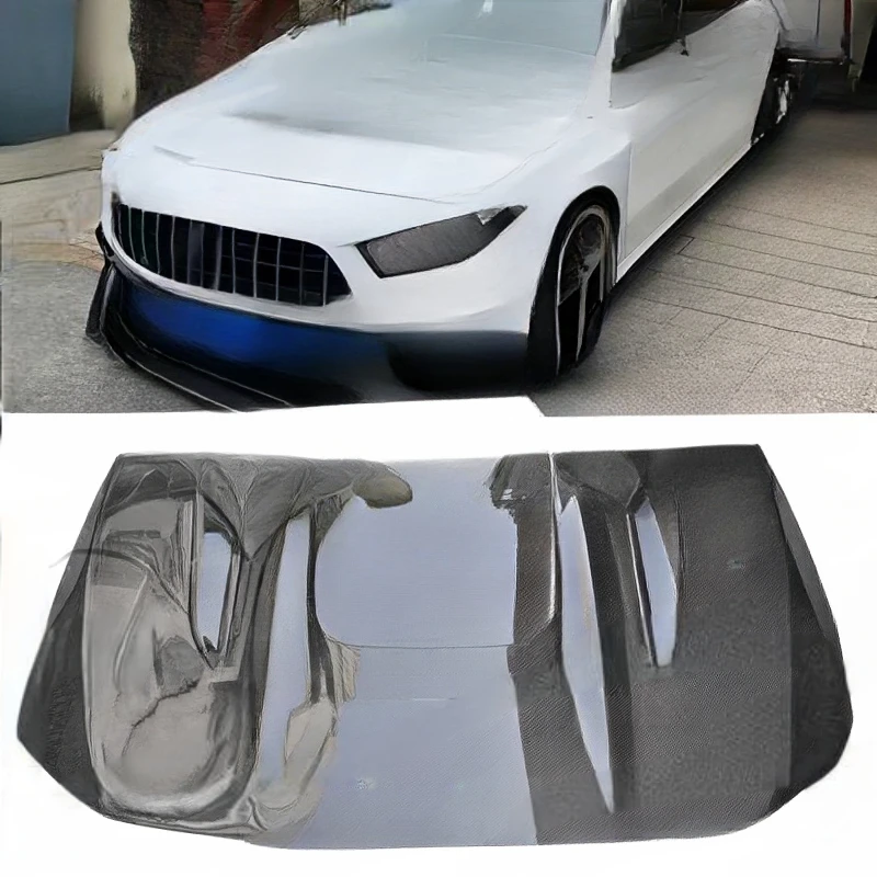 

For A-Class W177 A45: New Carbon Fiber TA Front Engine Hood Cover Tuning Part