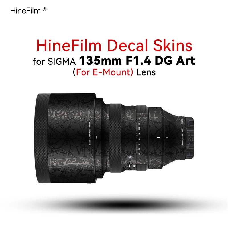 

Customized Skin for Sigma 135ART 135 f1.4 FE Mount Lens Wrap Cover For Sigma 135mm F1.4 DG ART Lens Decal Skin 135 1.4 Sticker