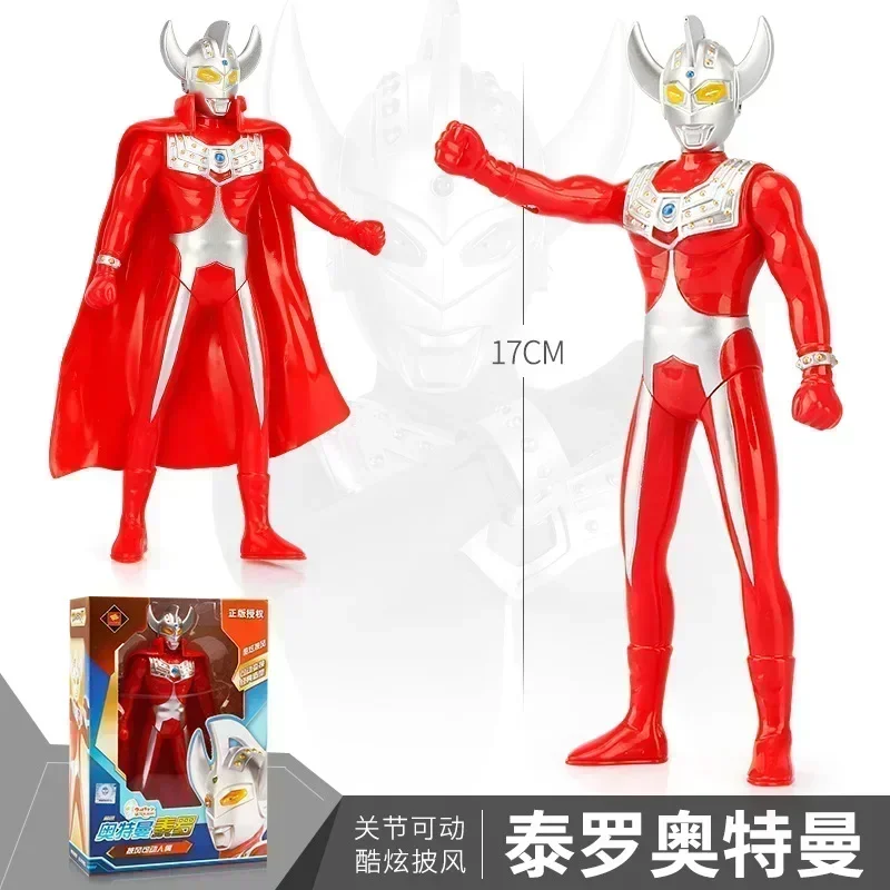 Anime u-ultramans tiga sete zoffy ace taro leo pai de ultra anime figuras figura de ação modelo colecionável brinquedo boneca crianças presente