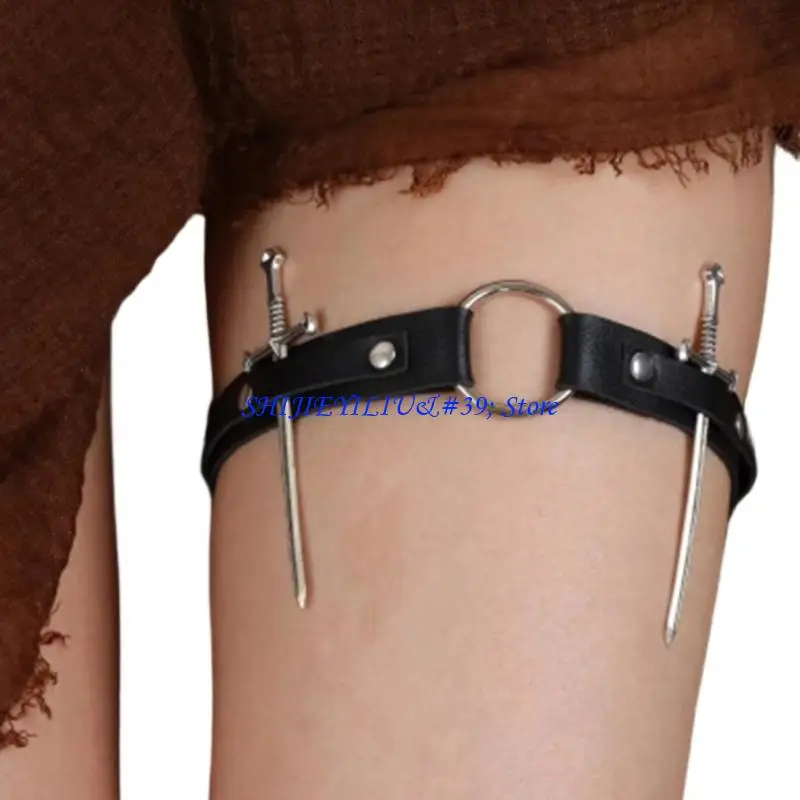 e21f-中世腿チェーン-ゴシック剣レッグガーター-トレンディな女性ファッション用