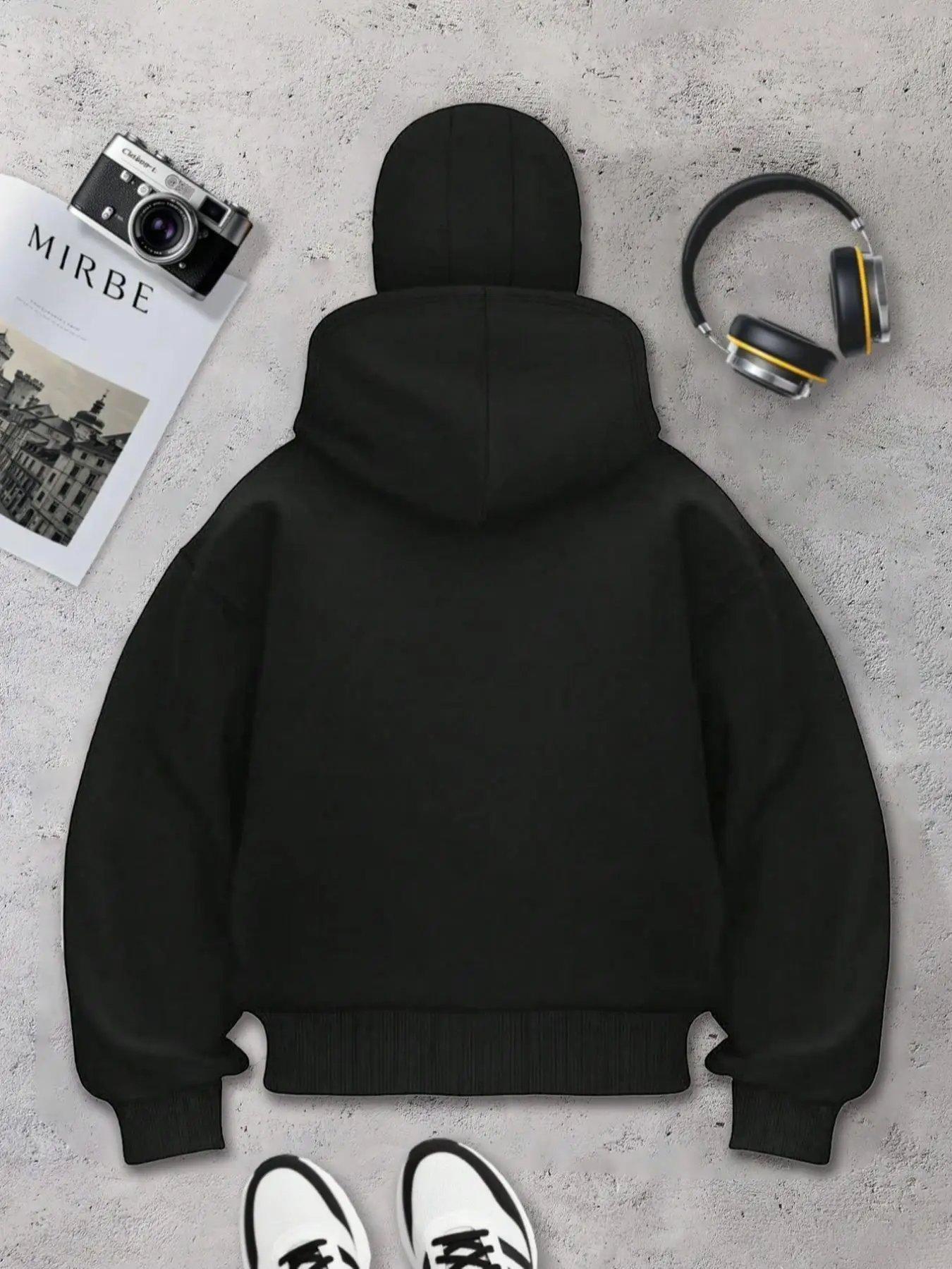 بالاكلافا الرجال الرمز البريدي هوديي الشتاء الدافئة عارضة البلوز Y2K مع مقنعين قناع الوجه سستة تصميم سترة رياضية الأنشطة في الهواء الطلق