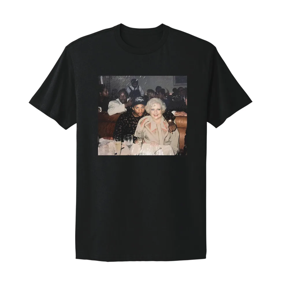 Betty White Eazy E, NWA Shirt, Compton, Golden Girls Shirt   T-shirts for Tees  tops Unisex Summer Short Sleeve