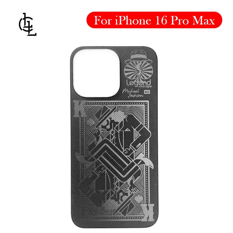 

LLC Kevlar Magnetic Case For iPhone 16 Pro Max Carbon Fibre Back Cover Case for IPHONE 16 PRO MAX