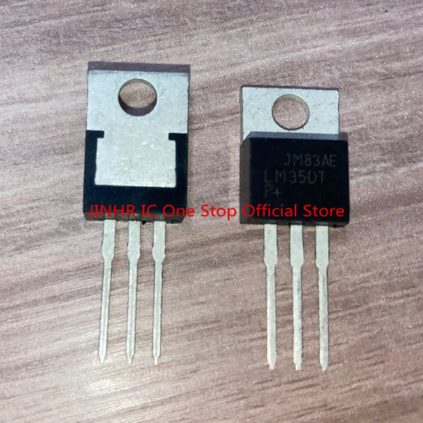New, 2PCS LM35 LM35DT, Precision Centigrade Temperature Sensors