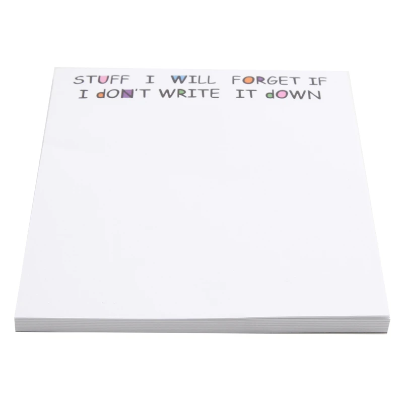 Funny Sticky Note, To Do List Notepad Funny Stationery, Office Supplies, Notebook Labels, Desk Sticky Note 50 Pages
