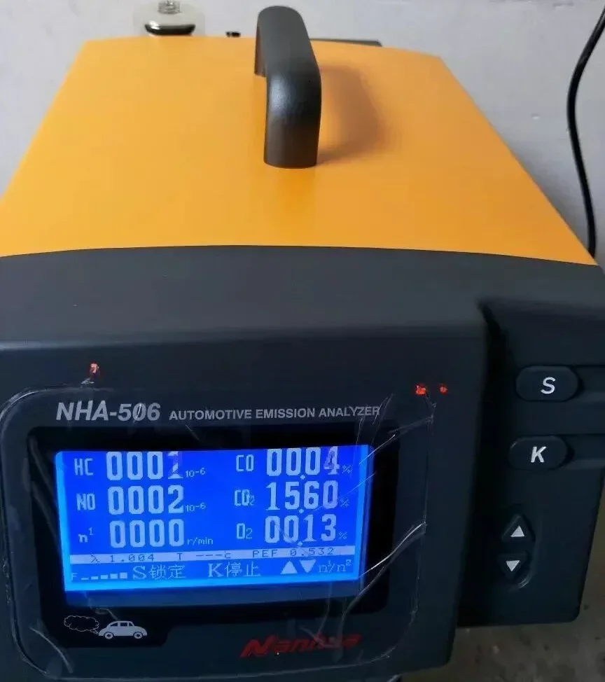 NHA-506 Portable Vehicle Exhaust Gas Analyzer Five Gases HC/CO/CO2/O2/NO Concentration Universal Emission Detector