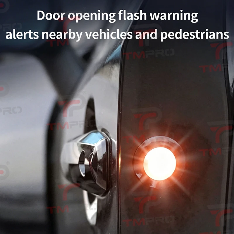 Plug and Play LED Door Edge Safety Warning Light Door Opening Safety Lamp Interior Mod Part For 2025-2026 Toyota RAV4 Wildlander
