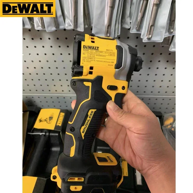 DEWALT DCF850 Cordless Impact Driver Bare Tool 20V Brushless Motor 205NM Wirless Rechargeable Power Tool DCF850N drill motor