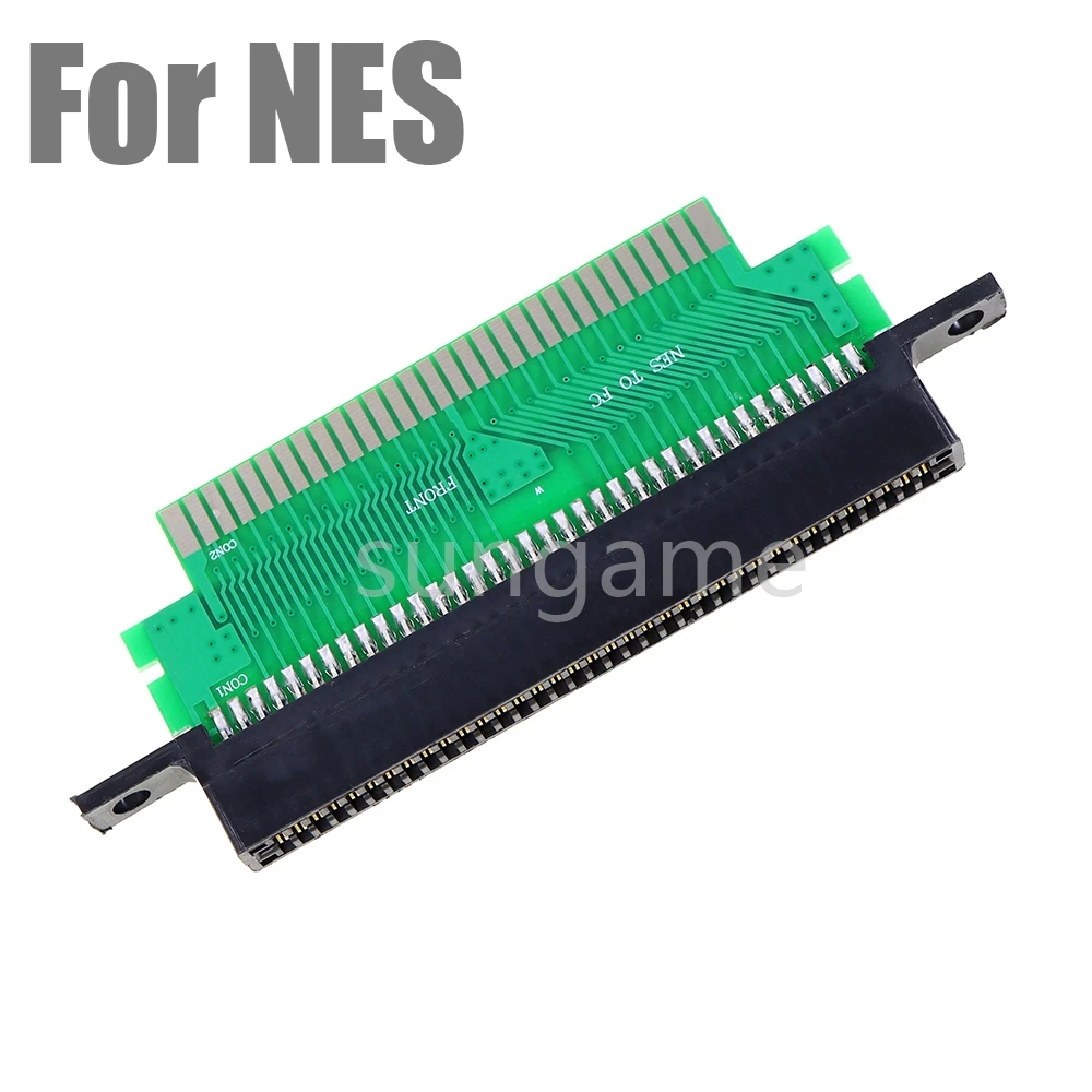 1pc substituição 60 pinos fc para 72 pinos nes adaptador conversor para nintendo nes console sistema 72pin para 60pin