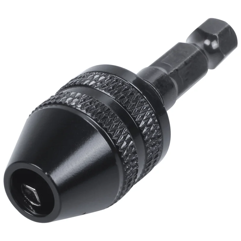 

Y50A-5Pcs 0,3-3,6 мм бесключевой сверлильный патрон, отвертка, ударная отвертка, адаптер, дрель с хвостовиком 1/4 дюйма, черный