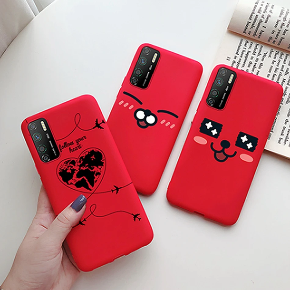 For Infinix Note 7 Lite X656 Soft Silicone Cartoon Cute Fashion Daisy Flower Painted Cover Matte For Note7 Case 6.95'' Bumper