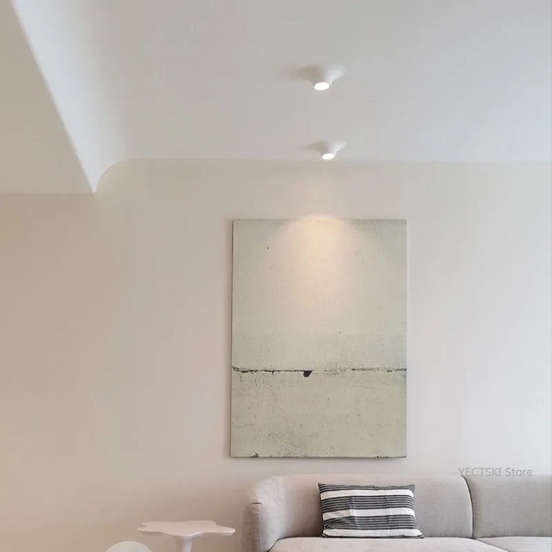 Anti-reflexo LED Projectores de teto, Borderless, Incorporado, Sala e Quarto, Tubo de teto principal, Luminárias