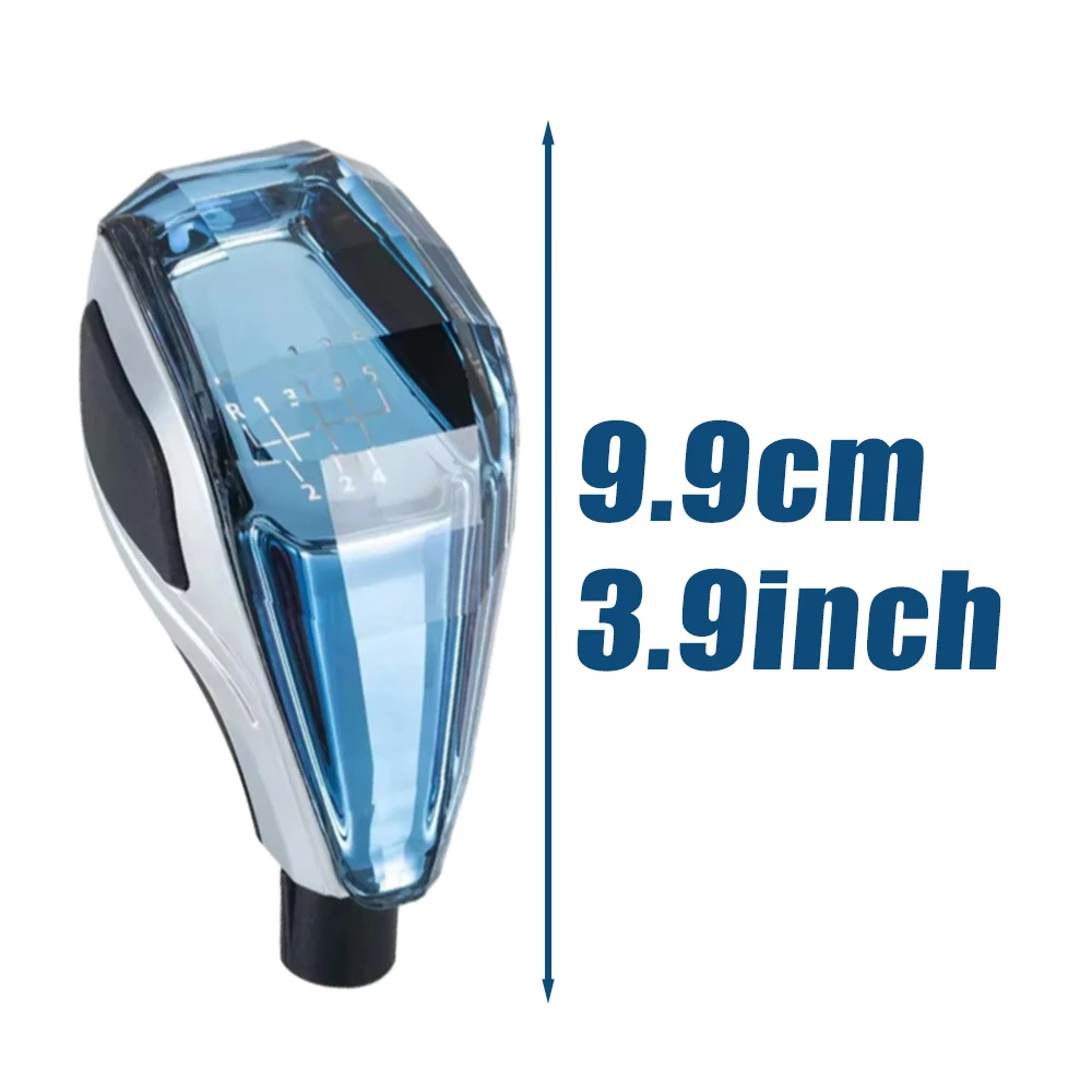 Car Shift Knob ABS  8 mm 10 mm Touch-Activated Illuminated Gear Shift Knob and 12 mm threaded shift knobs Colorful LED Light