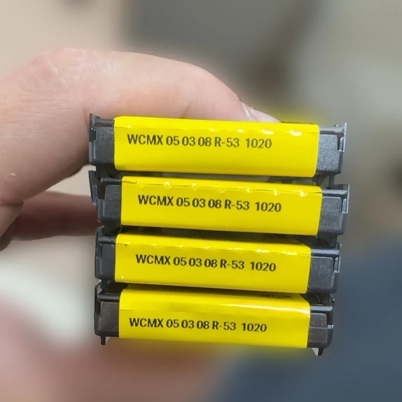 

Hard alloy cutting blades WCMX050308R-53 1020