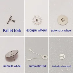 Suitable for Seiko NH35 NH36A escape wheel escapement fork automatic wheel automatic fork umbrella wheel bolt horse wheel