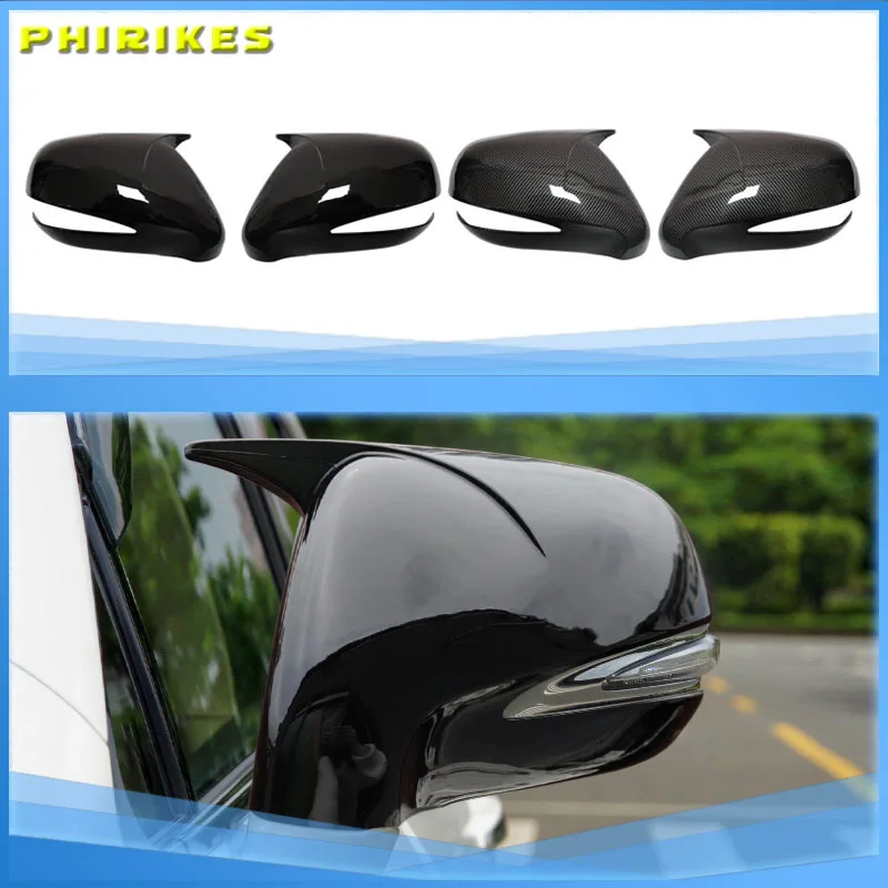 

For Lexus RX RX270 RX350 RX450 2009-2014 Car Sicker Rearview Side Mirror Cover Wing Cap Exterior Rear View Case Trim Carbon