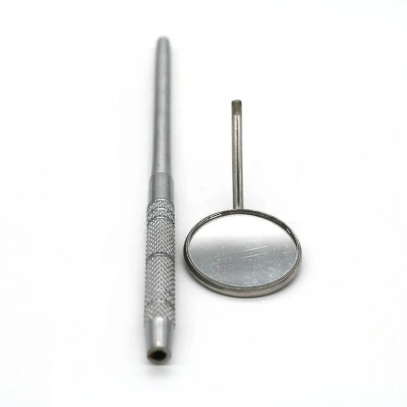 TJDent Stainless Steel Dental Mirror - usage example