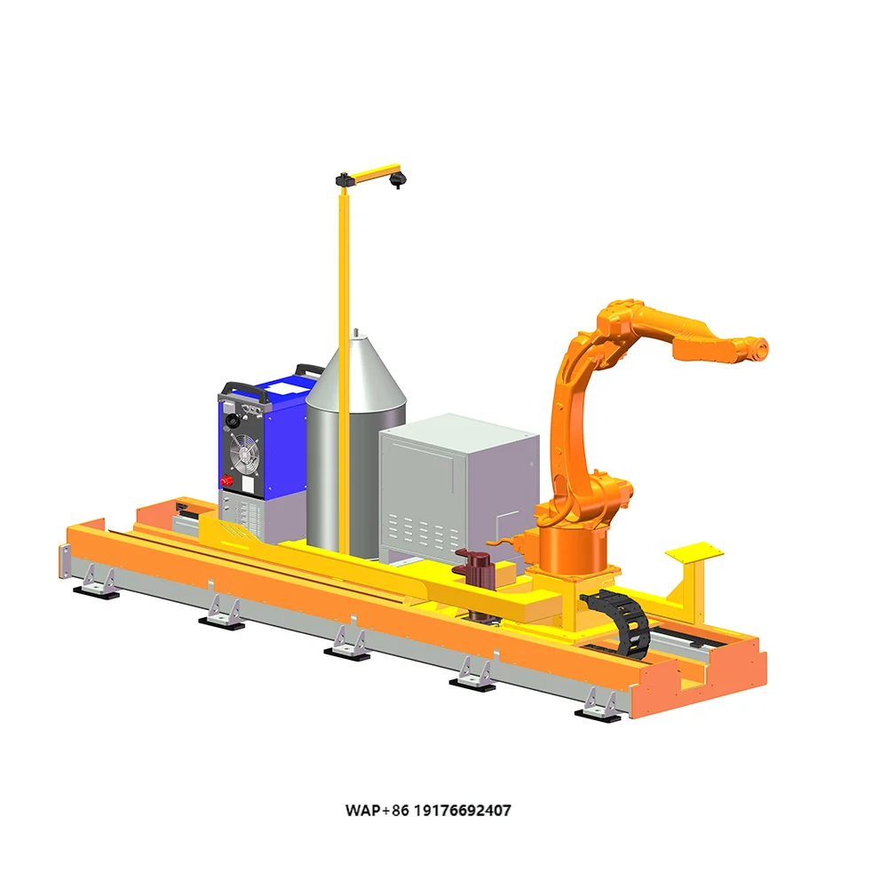 High Precision 6-Axis Robot Automatic Welding Workstation Intelligent Adjustable with PLC Gearbox Motor Engine Core Components