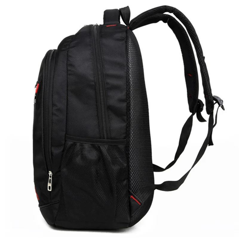 Große kapazität Student Schule Tasche Casual Einfarbig Rucksack Material Oxford Männer Neue Rucksack Multi-funktionale Einfache Tasche – Detail 2