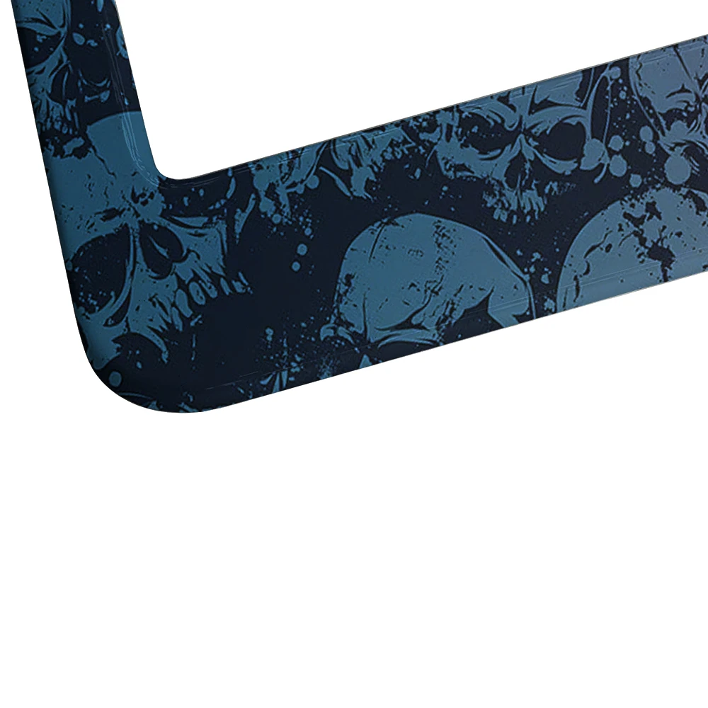 Best-selling pattern American Car 12" x 6" Laser Cut Chrome FLicense Plate Frames- Car/Truck/SUV Automobile Decoration Accessory