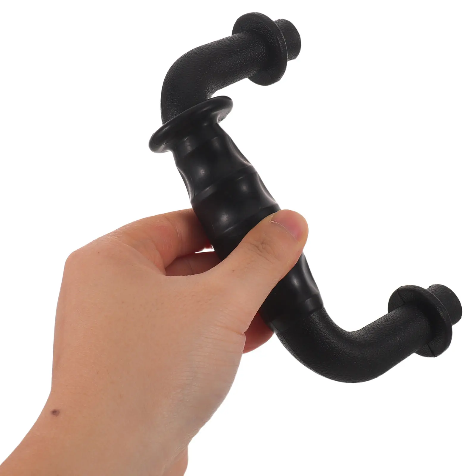 Guard Shield Hand Handle Replacement Part Anti-Slip Ergonomic Curved Design for Protective Security Shields Facility Emergency