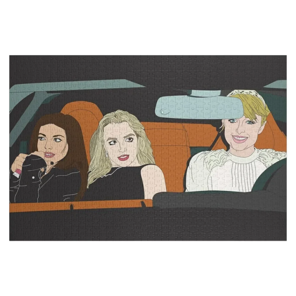 

ICONIC Car Ride (Lindsay Britney Paris) Jigsaw Puzzle Customizable Gift Personalize Personalized Gift Ideas Custom Jigsaw Puzzle