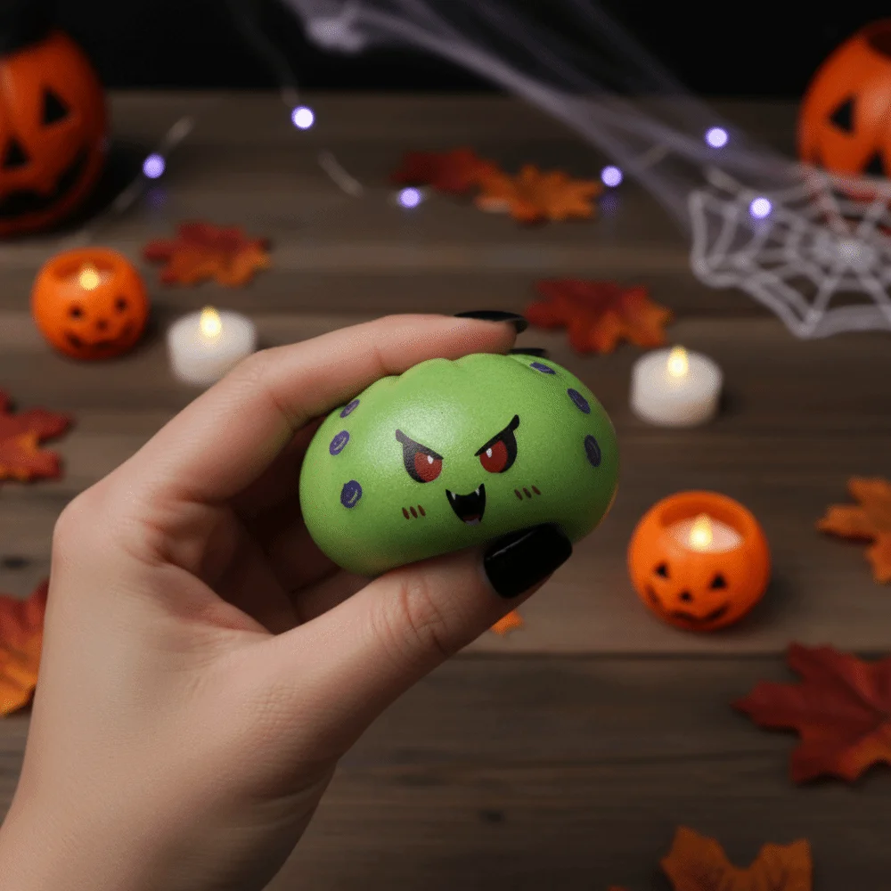 Slow Rising Dumpling Squeeze Lightweight Baozi Pumpkin Bun Squishy 3D Shaped Compact Size Spooky Soft TPR Party-favor