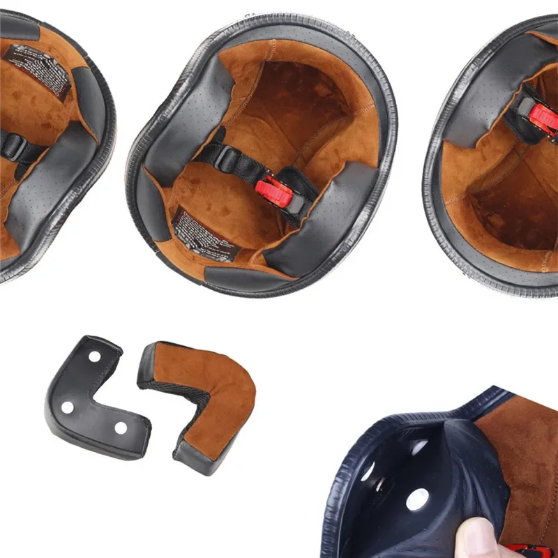New Arrival Motorcycle Retro  Vintage Open Face  Half Helmet 3/4 Casque Moto Jet S M L XL