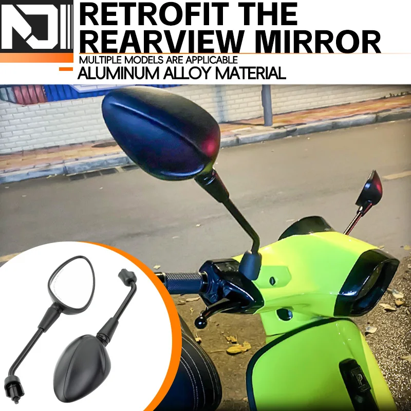 Rearview Mirror For Vespa Sprint 50 125 150 2014-2022 2021 2020 2019 2018 Side Mirrors GTS300 LXS 125 LXS125 cc 2T/4T Primavera