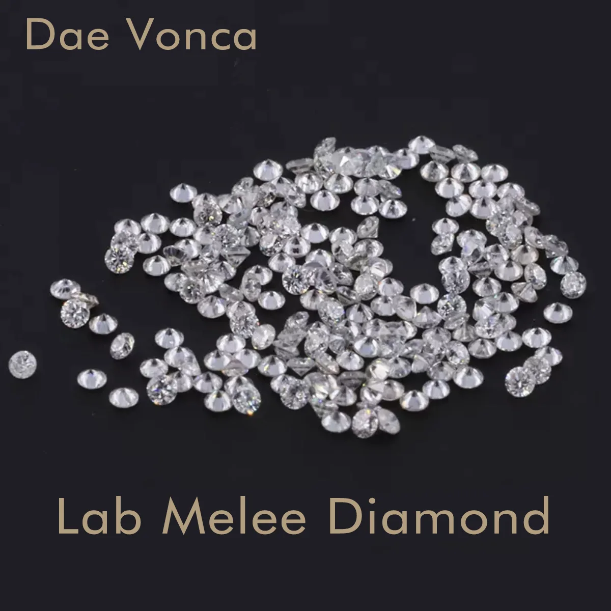 

0.9mm to 3.0mm Melee Diamond 1mm 2mm 3mm DEF White Round Small Size Loose Diamond DEF VVS VS Lab Grown Diamond