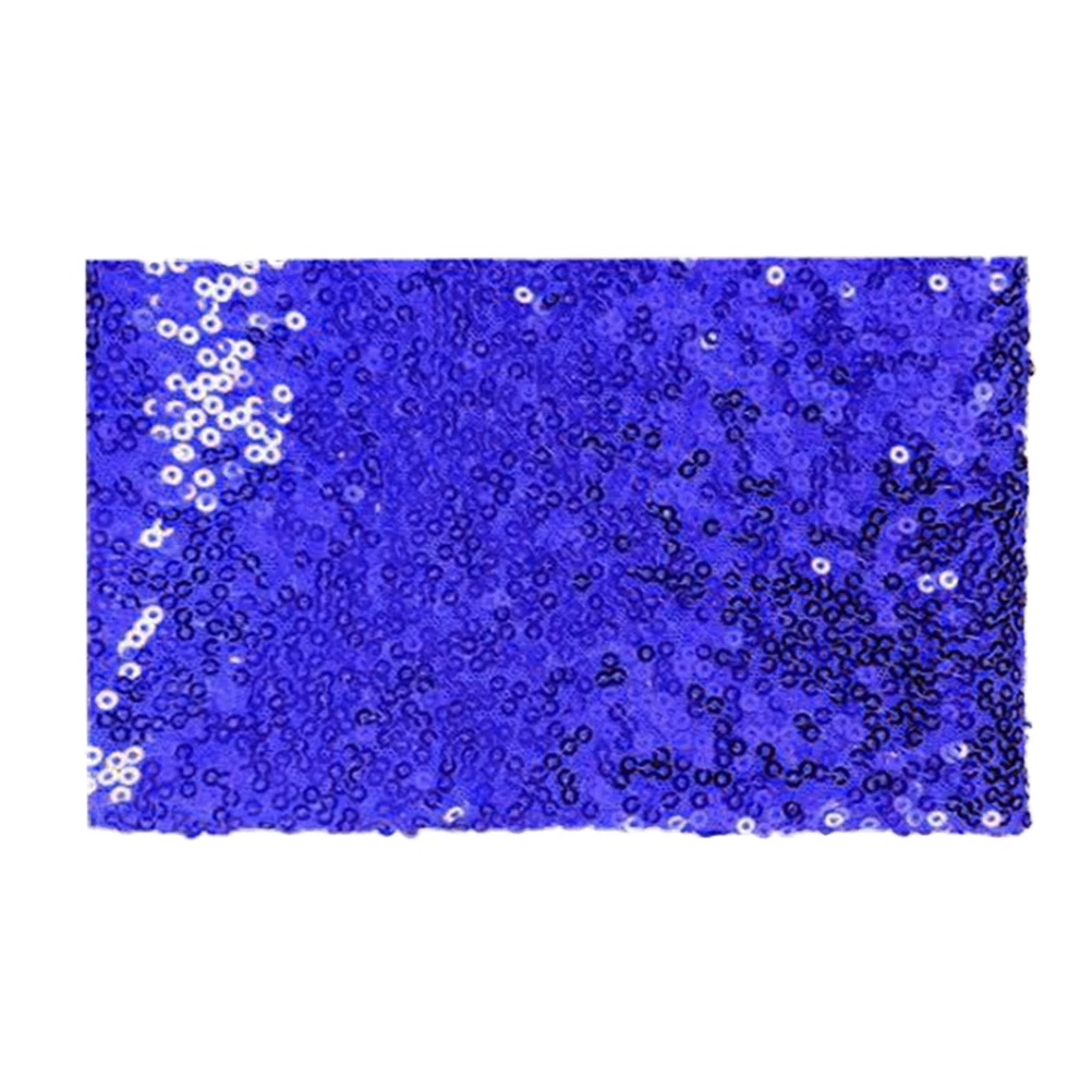 

3 Mm Sapphire Fabric Sequin Costume Backdrop Wedding Dress Shiny Material Cloth