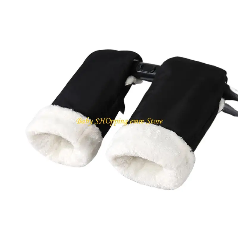

23GD Baby Strollers Gloves With Soft Fleece Lining For Warmth And Comfort Waterproof Polyester Easy Installation for Pram