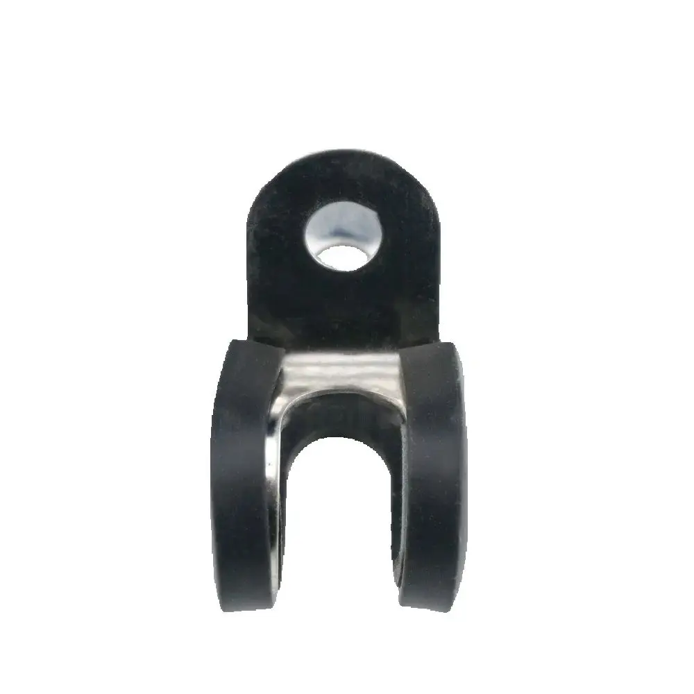 10MM  Stainless Steel Clamp With Hollow In the Middle For High Pressure Misting Nozzles Quick Fitting Connectors 10pcs