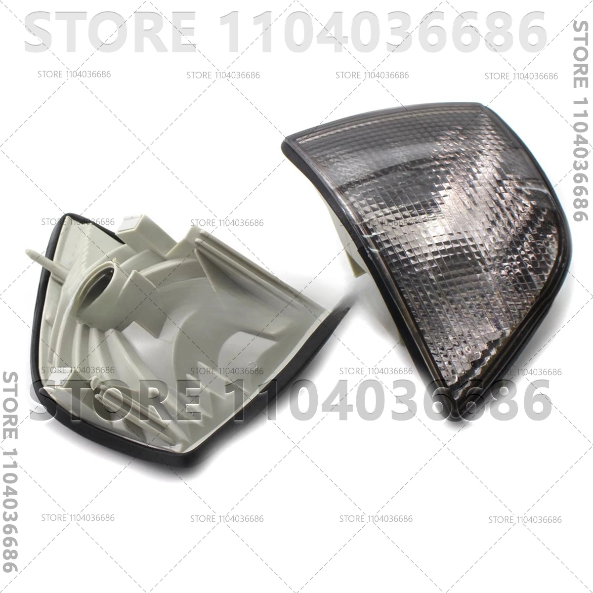 สําหรับ 1991-1999 E36 BMW 318i 318ti 320i 325i 328i M3 4 ประตูรถมุมไฟเลี้ยวสีขาวสีเหลืองสีเทา 63138353279 63138353280