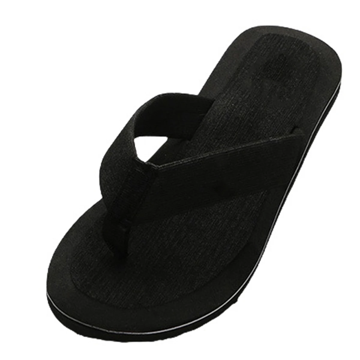 Chanclas de playa de verano para hombre, cómodas Material trenzado de EVA, parte inferior antideslizante ligera, uso doméstico, a prueba de agua, talla UK, zapatilla fresca para hombre